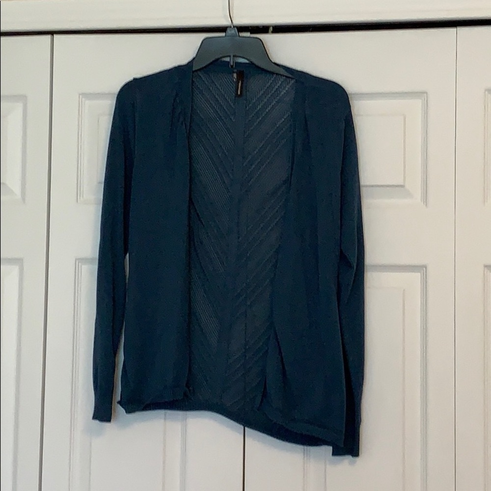 Maurices blue gray cardigan